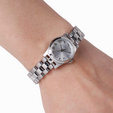  Shop Authentic Marc Jacobs Henry Dinky Silver Dial Silver Steel Strap Watch for Women - MBM3198 - Luxxuri
