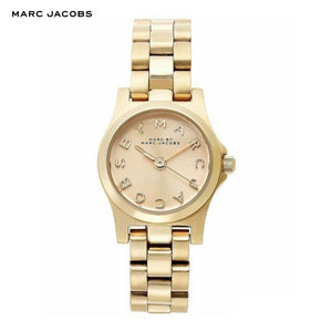  Shop Authentic Marc Jacobs Henry Dinky Gold Dial Gold Steel Strap Watch for Women - MBM3199 - Luxxuri