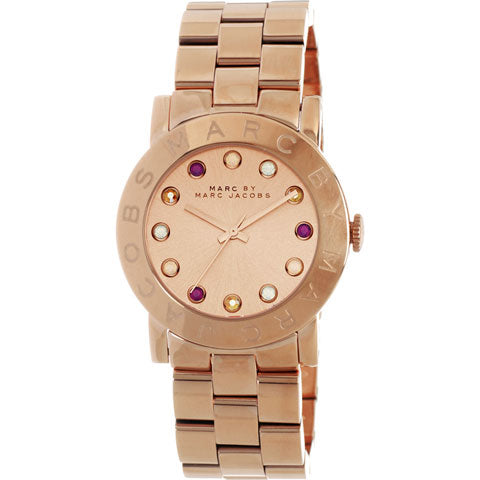  Shop Authentic Marc Jacobs Amy Dexter Rose Gold Dial Rose Gold Steel Strap Watch for Women - MBM3216 - Luxxuri
