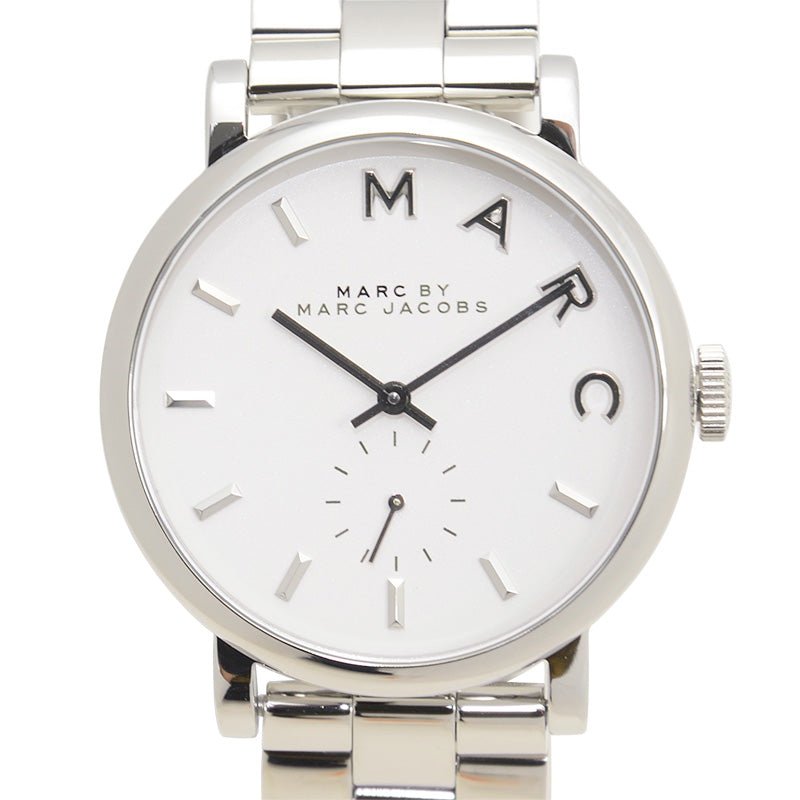  Shop Authentic Marc Jacobs Baker White Dial Silver Steel Strap Watch for Women - MBM3242 - Luxxuri