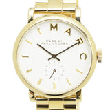  Shop Authentic Marc Jacobs Baker White Dial Gold Steel Strap Watch for Women - MBM3243 - Luxxuri