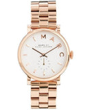  Shop Authentic Marc Jacobs Baker White Dial Rose Gold Steel Strap Watch for Women - MBM3244 - Luxxuri