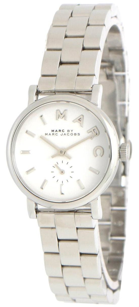  Shop Authentic Marc Jacobs Baker White Dial Silver Steel Strap Watch for Women - MBM3246 - Luxxuri