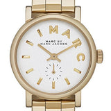 Shop Authentic Marc Jacobs Baker White Dial Gold Steel Strap Watch for Women - MBM3247 - Luxxuri