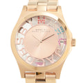 Marc Jacobs Henry Skeleton Rose Gold Dial Rose Gold Steel Strap Watch for Women - MBM3264