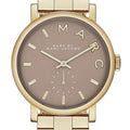  Shop Authentic Marc Jacobs Baker Brown Dial Gold Steel Strap Watch for Women - MBM8631 - Luxxuri