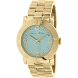  Shop Authentic Marc Jacobs Amy Blue Dial Gold Steel Strap Watch for Women - MBM3301 - Luxxuri