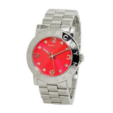  Shop Authentic Marc Jacobs Amy Red Dial Silver Steel Strap Watch for Women - MBM3302 - Luxxuri