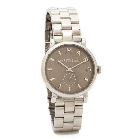  Shop Authentic Marc Jacobs Baker Brown Dial Silver Steel Strap Watch For Women - MBM3329 - Luxxuri