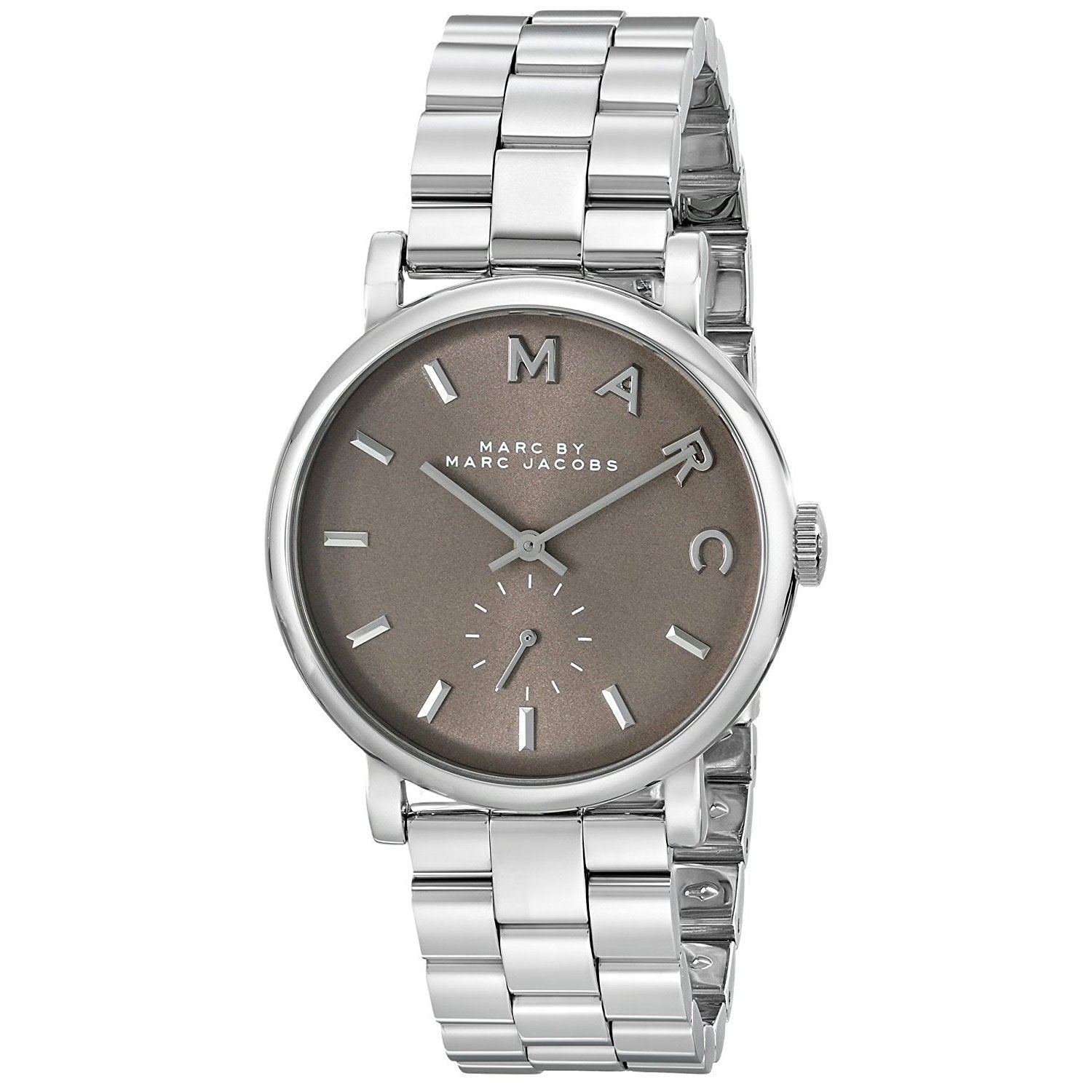  Shop Authentic Marc Jacobs Baker Brown Dial Silver Steel Strap Watch For Women - MBM3329 - Luxxuri