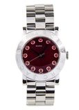  Shop Authentic Marc Jacobs Amy Red Dial Silver Steel Strap Watch for Women - MBM3333 - Luxxuri