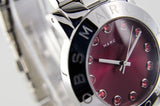  Shop Authentic Marc Jacobs Amy Red Dial Silver Steel Strap Watch for Women - MBM3333 - Luxxuri