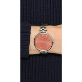  Shop Authentic Marc Jacobs Sally Orange Dial Silver Steel Strap Watch for Women - MBM3365 - Luxxuri