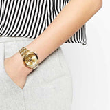  Shop Authentic Marc Jacobs Peeker Chronograph Gold Dial Gold Steel Strap Watch for Women - MBM3393 - Luxxuri