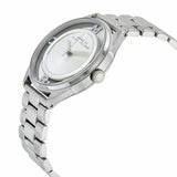  Shop Authentic Marc Jacobs Tether Transparent Silver Dial Silver Steel Strap Watch for Women - MBM3412 - Luxxuri