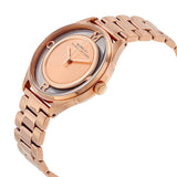  Shop Authentic Marc Jacobs Tether Transparent Rose Gold Dial Rose Gold Steel Strap Watch for Women - MBM3414 - Luxxuri