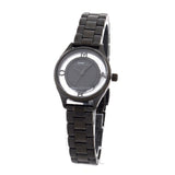  Shop Authentic Marc Jacobs Tether Transparent Black Dial Black Steel Strap Watch for Women - MBM3419 - Luxxuri