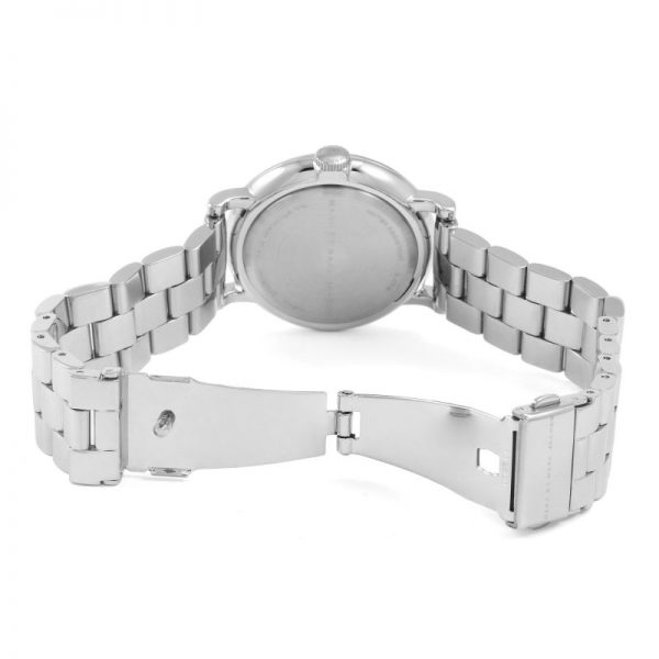 Marc Jacobs Marc White Dial Silver Steel Strap Watch for Women - MBM3420