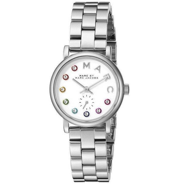  Shop Authentic Marc Jacobs Marc White Dial Silver Steel Strap Watch for Women - MBM3420 - Luxxuri