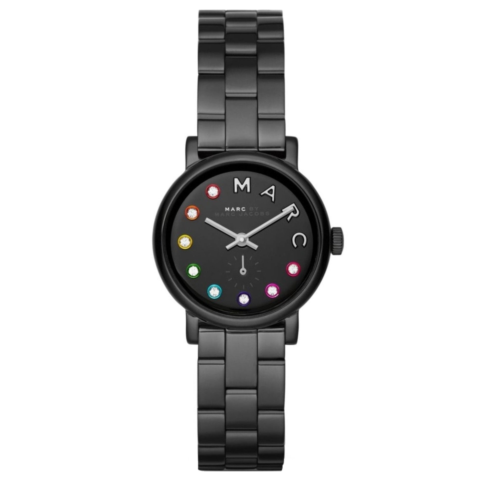  Shop Authentic Marc Jacobs Baker Black Dial Black Steel Strap Watch for Women - MBM3425 - Luxxuri