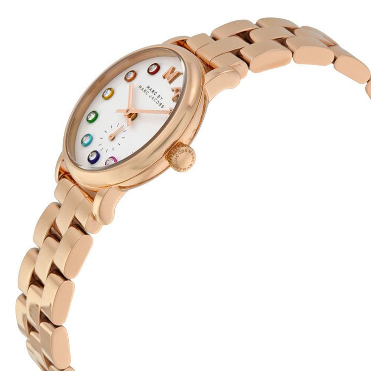  Shop Authentic Marc Jacobs Baker Dexter White Dial Rose Gold Steel Strap Watch for Women - MBM3443 - Luxxuri