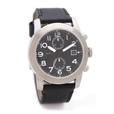  Shop Authentic Marc Jacobs Larry Chronograph Black Dial Black Leather Strap Watch for Men - MBM5033 - Luxxuri