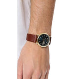  Shop Authentic Marc Jacobs Fergus Green Dial Brown Leather Strap Watch for Men - MBM5077 - Luxxuri