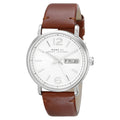  Shop Authentic Marc Jacobs Fergus White Dial Brown Leather Strap Watch for Women - MBM8649 - Luxxuri