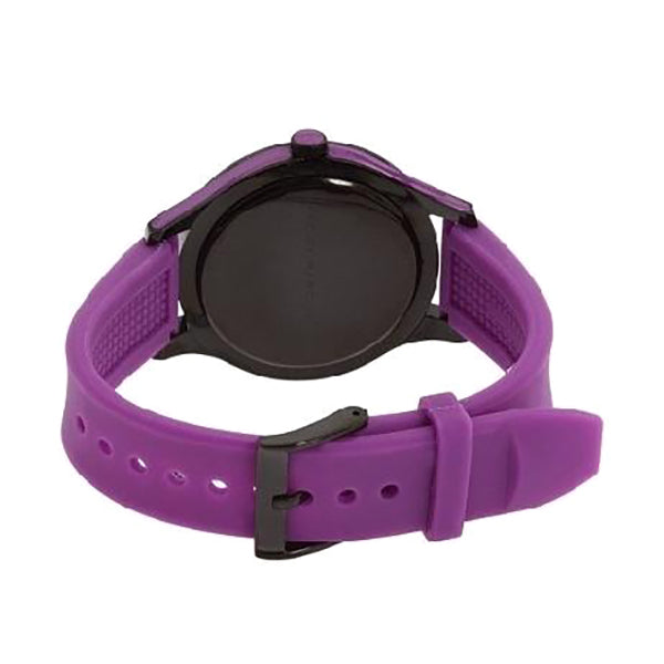  Shop Authentic Marc Jacobs Marc White Dial Purple Silicone Strap Watch for Women - MBM5514 - Luxxuri