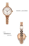  Shop Authentic Marc Jacobs Sally White Dial Rose Gold Steel Strap Watch for Women - MBM8643 - Luxxuri