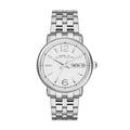  Shop Authentic Marc Jacobs Fergus White Dial Silver Steel Strap Watch for Women - MBM8646 - Luxxuri