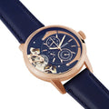  Shop Authentic Fossil Townsman Twist Skeleton Blue Dial Blue Leather Strap Watch for Men -  ME1138 - Luxxuri