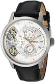  Shop Authentic Fossil Townsman Twist Multifunction White Dial Black Leather Strap Watch for Men - ME1164 - Luxxuri