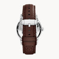  Shop Authentic Fossil Townsman Automatic Black Dial Brown Leather Strap Watch for Men - ME3061 - Luxxuri