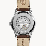  Shop Authentic Fossil Townsman Automatic Black Dial Brown Leather Strap Watch for Men - ME3061 - Luxxuri