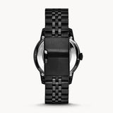  Shop Authentic Fossil Townsman Multi Function Mechanical Black Dial Black Steel Strap Watch for Men - ME3062 - Luxxuri