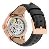  Shop Authentic Fossil Townsman Automatic Skeleton Black Dial Black Leather Strap Watch for Men - ME3084 - Luxxuri