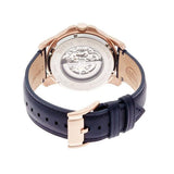  Shop Authentic Fossil Grant Automatic Skeleton Blue Dial Blue Leather Strap Watch for Men - ME3102 - Luxxuri