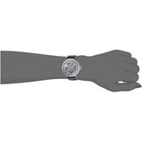  Shop Authentic Fossil Boyfriend Skeleton Blue Dial Blue Leather Strap Watch for Women - ME3136 - Luxxuri