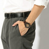  Shop Authentic Fossil Commuter Automatic Black Dial Brown Leather Strap Watch for Men - ME3158 - Luxxuri