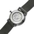  Shop Authentic Fossil Neutra Automatic Skeleton Black Dial Grey Mesh Strap Watch for Men - ME3185 - Luxxuri