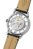  Shop Authentic Fossil Townsman Automatic Skeleton Blue Dial Black Leather Strap Watch for Men - ME3200 - Luxxuri