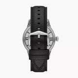  Shop Authentic Fossil Townsman Automatic Skeleton Blue Dial Black Leather Strap Watch for Men - ME3200 - Luxxuri