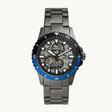  Shop Authentic Fossil FB-01 Automatic Skeleton Black Dial Grey Steel Strap Watch for Men - ME3201 - Luxxuri