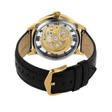  Shop Authentic Fossil Townsman Automatic Skeleton Black Dial Black Leather Strap Watch for Men - ME3210 - Luxxuri