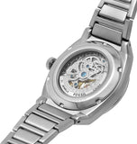  Shop Authentic Fossil Everett Automatic Skeleton Blue Dial Silver Steel Strap Watch for Men - ME3220 - Luxxuri