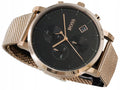  Shop Authentic Hugo Boss Integrity Black Dial Gold Mesh Bracelet Watch for Men - 1513808 - Luxxuri