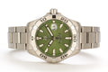  Shop Authentic Tag Heuer Aquaracer Calibre 5 Automatic Green Dial Silver Steel Strap Watch for Men - WAY2015.BA0927 - Luxxuri