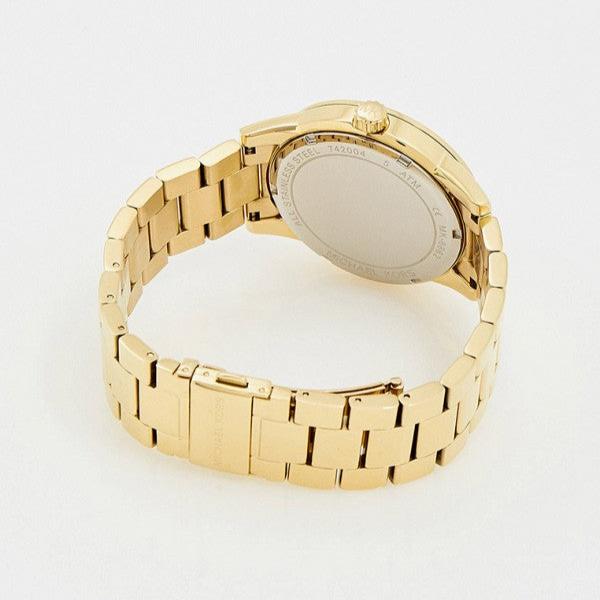  Shop Authentic Michael Kors Ritz Pave Crystals Gold Dial Gold Steel Strap Watch for Women - MK6862 - Luxxuri