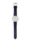  Shop Authentic Michael Kors Parker White Dial Navy Blue Leather Strap Watch for Women - MK2293 - Luxxuri